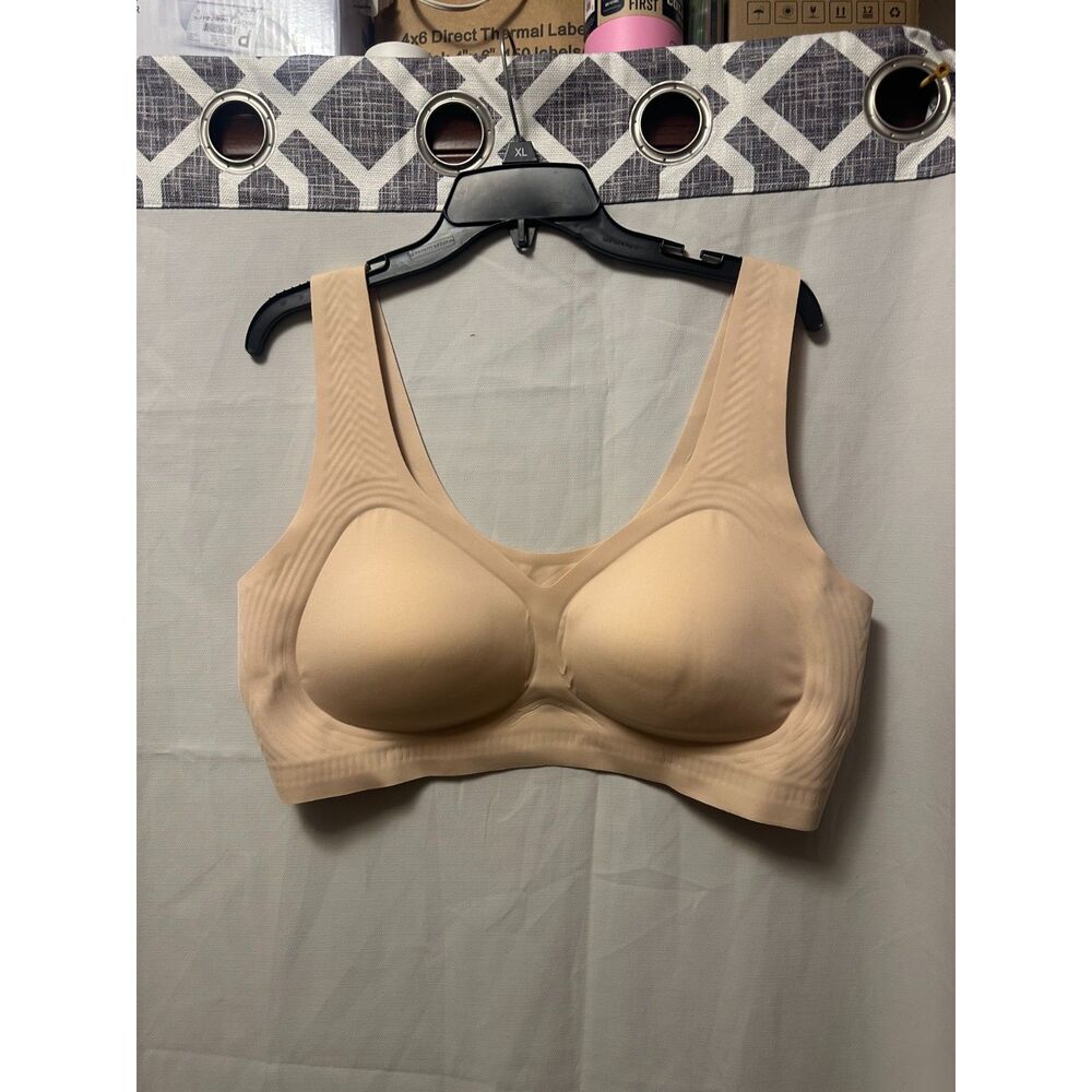 NEW Shecurve Comfortable Wireless Full Coverage Jelly Smoothing Bra Skin 5XL